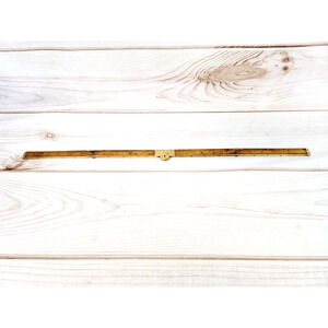 Antique Lufkin No. 782 Folding Ruler Boxwood & Brass 72 1/2" Carpentry